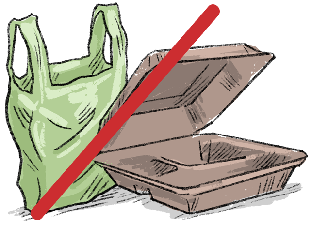 No Biodegradable Packaging